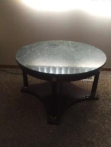 MARBLE TOP END TABLES