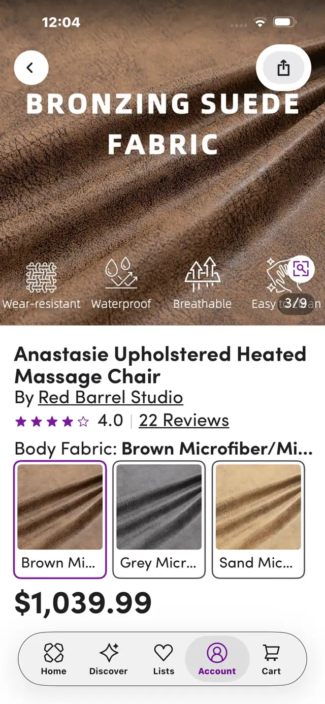 Like New! Pair of Deluxe Power Lift Recliners – Heat & Massage - Photo 3