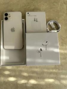 IPHONE 12 MINI 128GB White AIRPODS PKG/DELIVERY