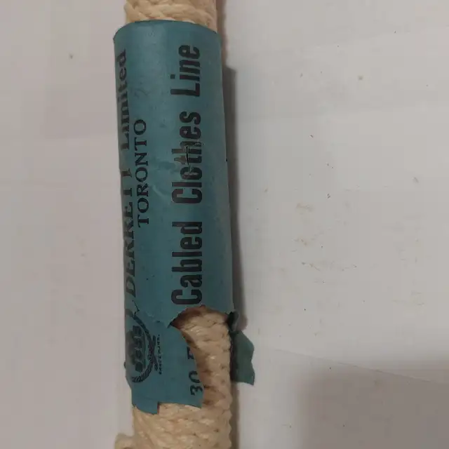 Vintage clothes line