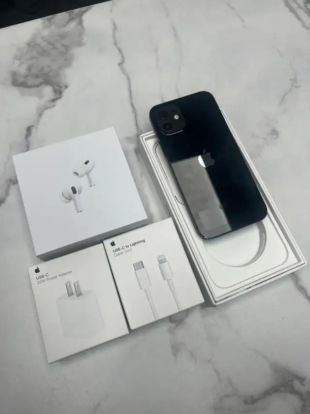 iPhone 12 64gb No Face ID Airpods Pkg/Delivery