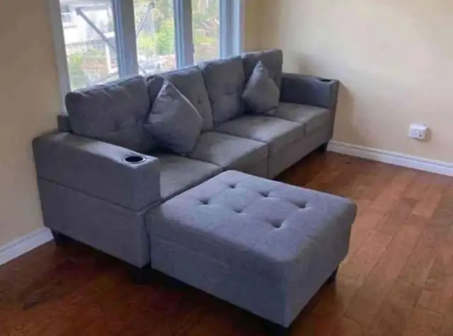 L-Shape Sectional – Call Us Today – Free Delivery – 6474943660