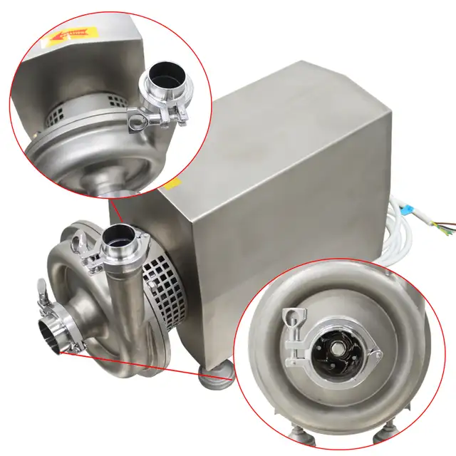 10T/H Sanitary Self-Priming Pump Centrifugal Pump 220V 025399 - Photo 6