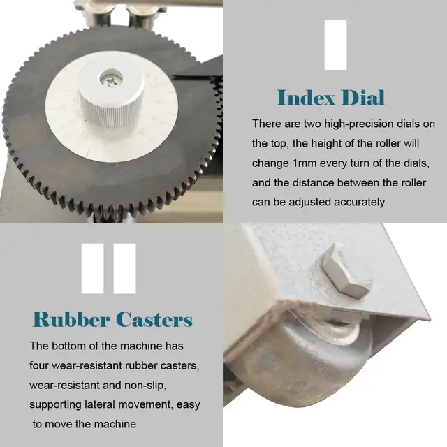 1.5PElectric Rolling Mill Jewelry Press Tabletting Machine056123 - Photo 8