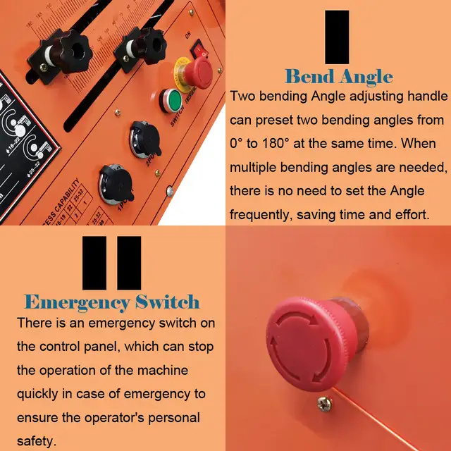Promotion 1-1/4'Steel Rod Electric Bending Machine 110V 056263 - Photo 7