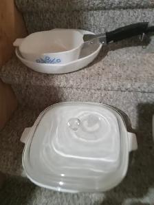 PYREX KITCHEN WARES- VINTAGE- BOWLS/LIDS-FRY PANS- VARIOUS PIECE - Photo 4