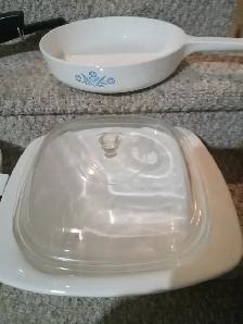 PYREX KITCHEN WARES- VINTAGE- BOWLS/LIDS-FRY PANS- VARIOUS PIECE - Photo 6
