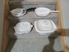 PYREX KITCHEN WARES- VINTAGE- BOWLS/LIDS-FRY PANS- VARIOUS PIECE - Photo 7