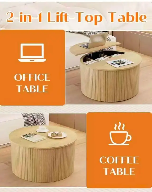 Brand New Modern 2-in-1 Coffee Table Special Selling at $99