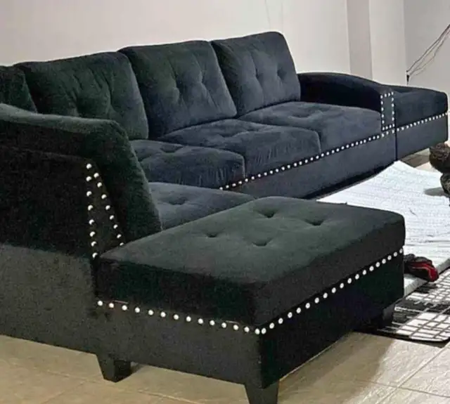 Premium Black Sofa – Delivered Free to Your Door – 6474943660