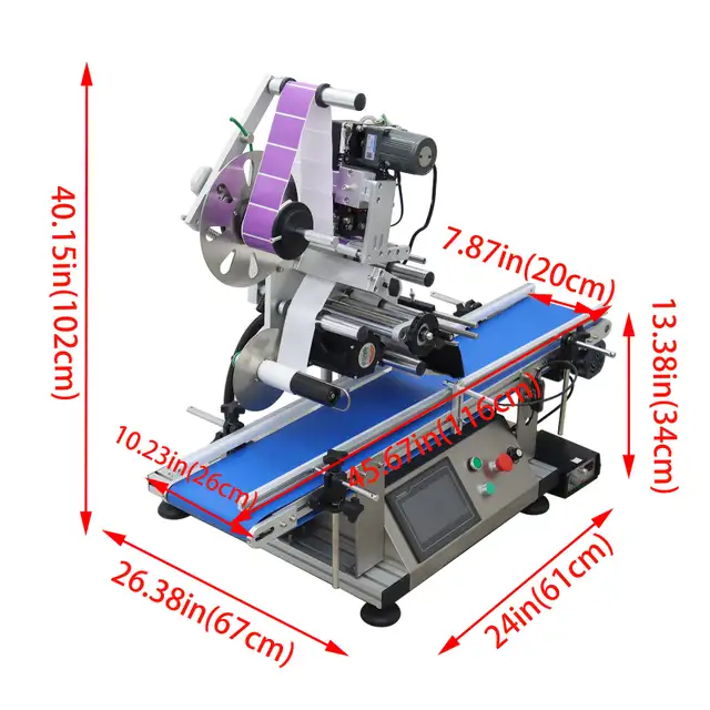 LT-160 Desktop Labeling Machine Coding Machine w/Conveyor 160291 - Photo 2