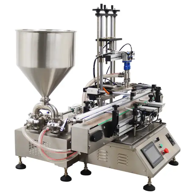 2 Head 8mm Nozzle Fully Automatic Paste Filler Machine 160381 - Photo 5