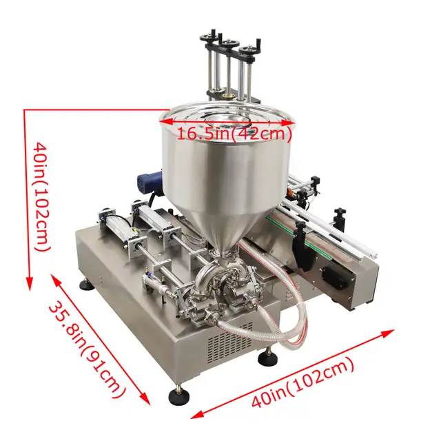 2 Head 8mm Nozzle Fully Automatic Paste Filler Machine 160381 - Photo 7