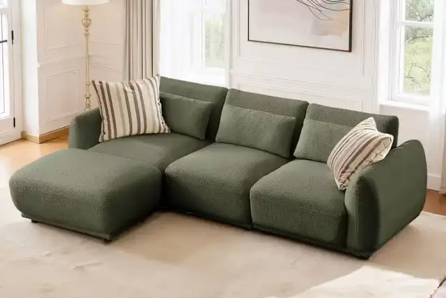 Brand New L-Shaped Sofa with Wood Frame Special $699 - Photo 5