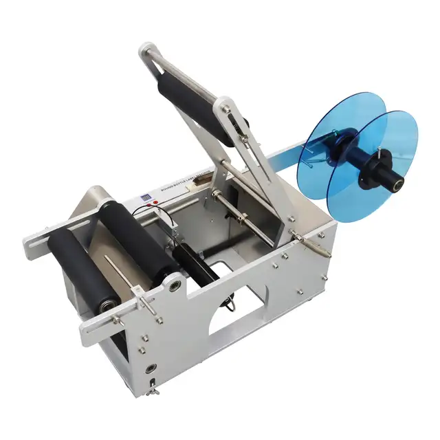 Semi-Automatic Round Bottle Labeling Machine for Packaging160829 - Photo 5