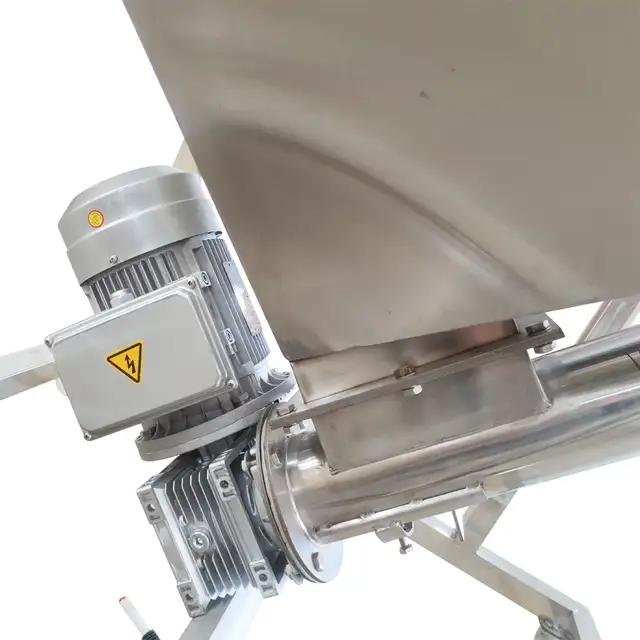 Screw Feeding Vibrating Hopper 4.5' Inclined Conveyor 188102 - Photo 8