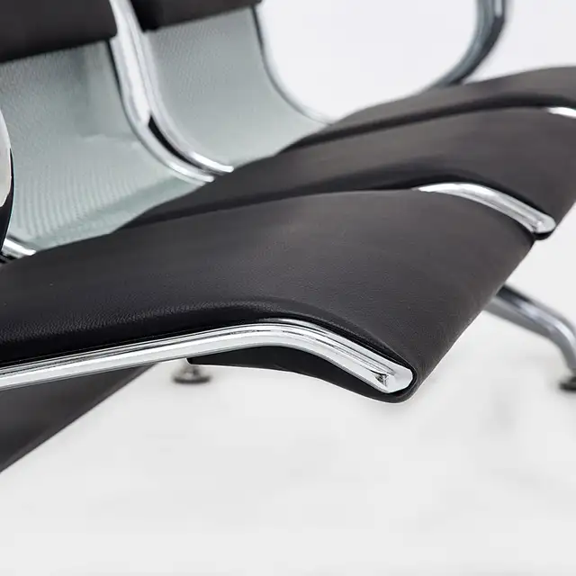 3 Seats Steel Waiting Chair Waiting Room 170050 - Photo 4