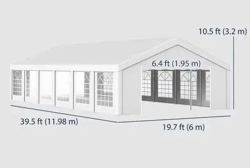 Heavy Duty Tent 10x20, 11x26, 20x20, 20x40 From $399 to $1099 - Photo 4