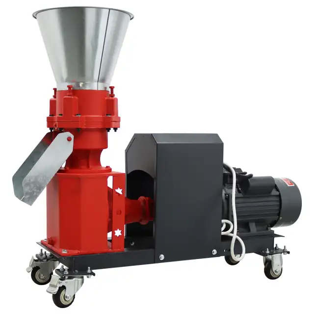 4mm Feed Pellet Mill Machine 4 Head Rollers Round Inlet 239950 - Photo 7