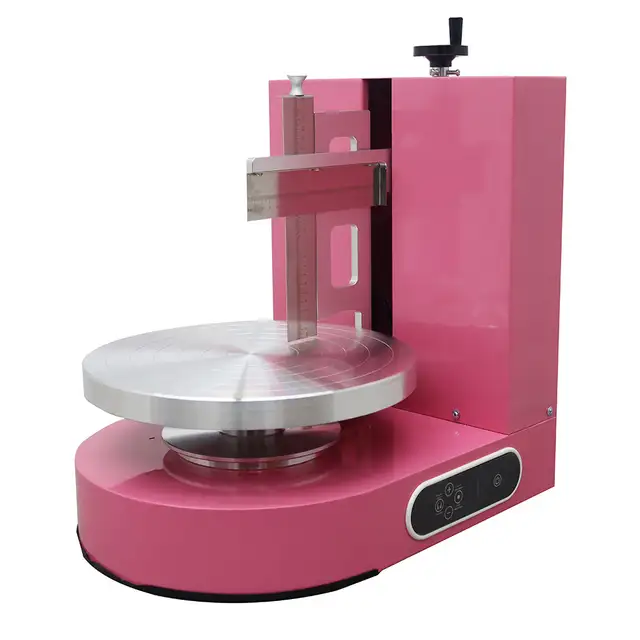 4-12''Pink Cake Cream Spreading Coating Smearing Machine 239701 - Photo 2
