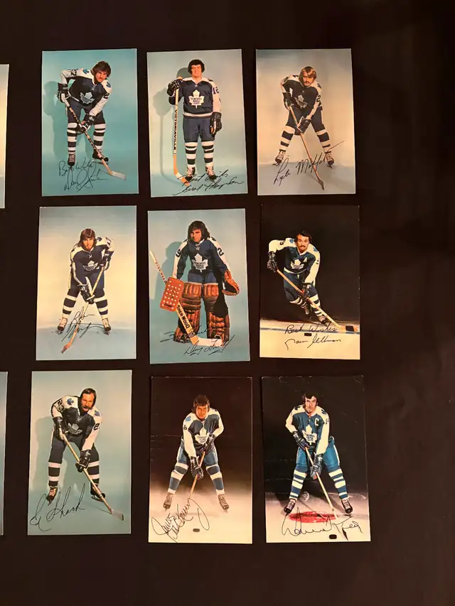 1974-75 Toronto Maple Leaf Signed Photos - Photo 2