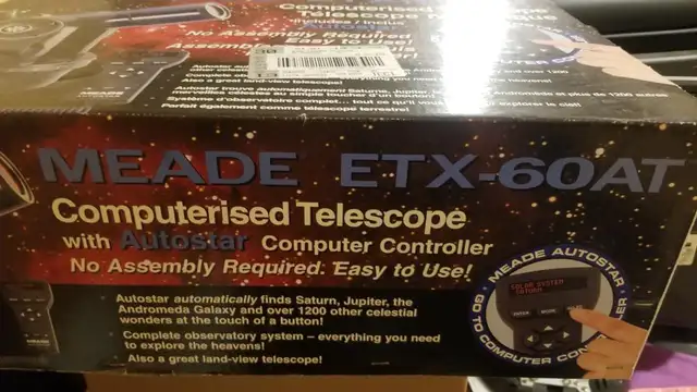 Meade Computerised Telescope Like New - Photo 3