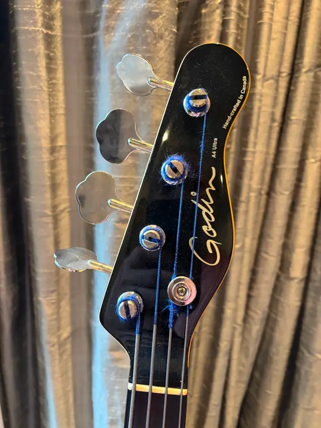 Godin A4 Ultra fretless electric bass in excellent condition - Photo 4