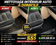 NETTOYAGE INTÉRIEUR AUTO À DOMICILE