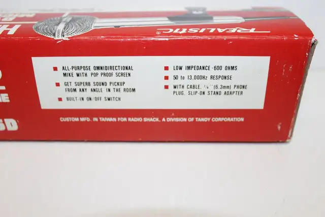 Highball-2 Dynamic Microphone Original Box - Photo 2