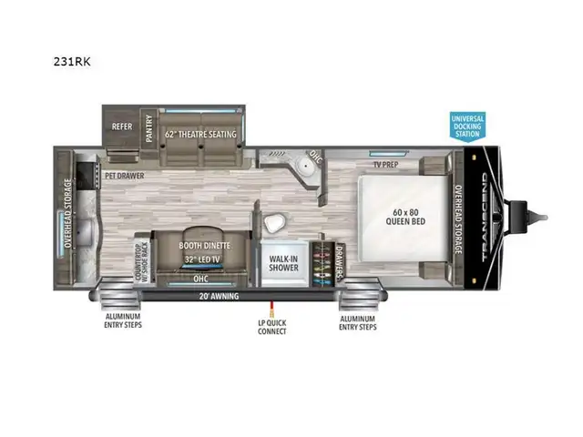 2022 Grand Design Transcend Xplor 231RK DOUBLE DOORS PRIVATE MAS - Photo 3