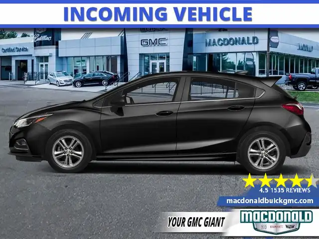 2018 Chevrolet Cruze Hatch LT - Heated Seats - $143 B/W