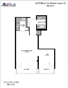 2 1/2 Studio with den near Concordia - ID 2286 - Photo 15