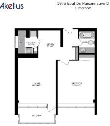 spacious one-bedroom apartment with balcony - ID 4461 - Photo 13