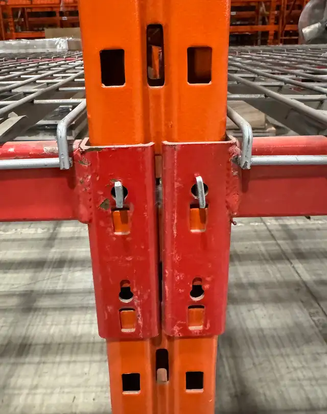 Used light duty 8’ x 2" redirack beams for pallet racking - Photo 3