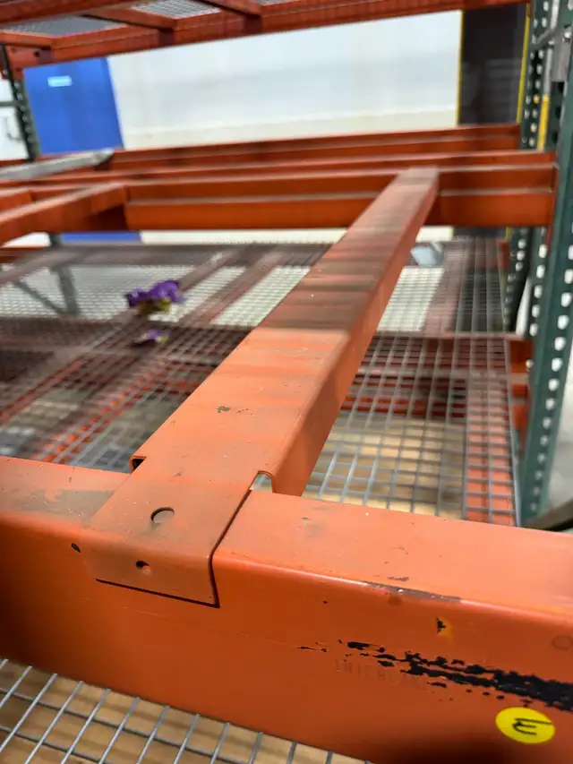 Used 13' tall pallet racking  frames ONLY $100 - Beams ONLY $15! - Photo 4
