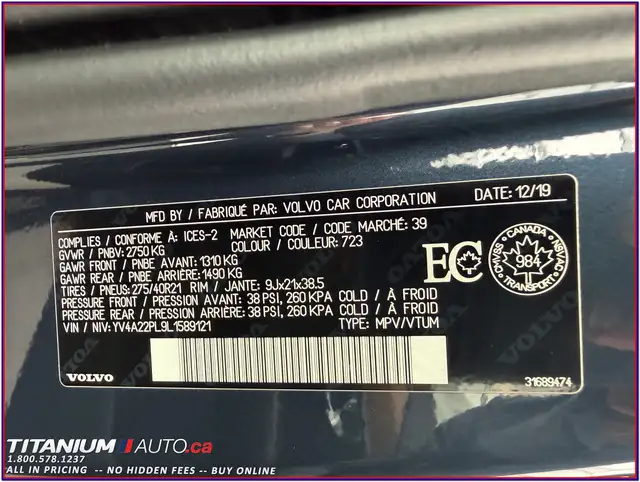 2020 Volvo XC90 T6 Inscription AWD-Massage Cooled Leather-HUD-GP - Photo 68