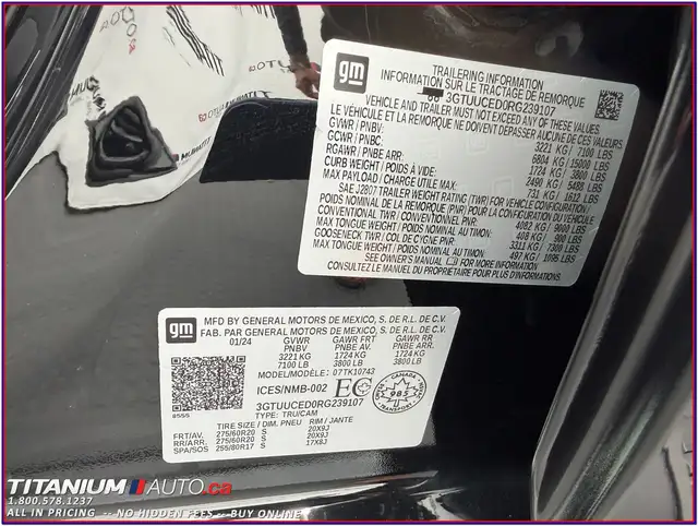 2024 GMC Sierra 1500 Elevation Premium V8 Crew Cab 4X4-Leather-B - Photo 76