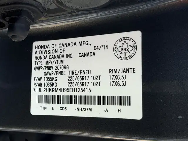 2014 Honda CR-V EXL-AWD (All Wheel Drive) 168KM CERTIFIED-WARRAN - Photo 28