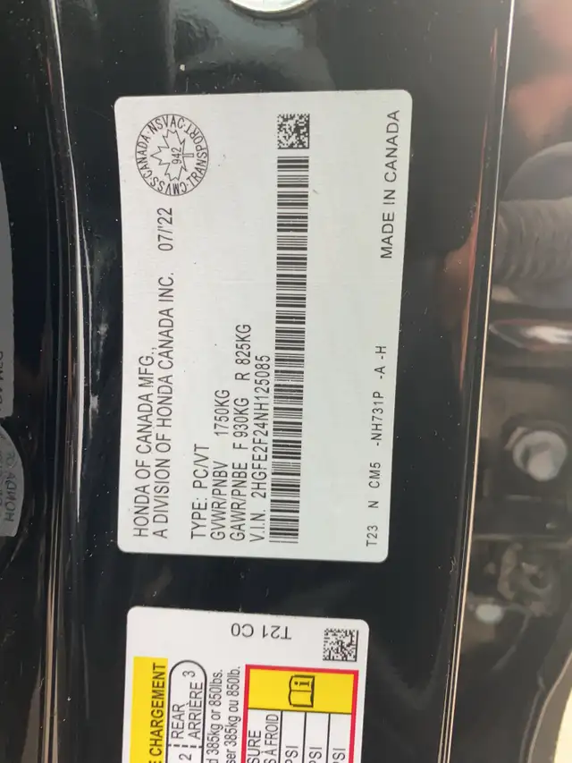 2022 Honda Civic - Photo 20