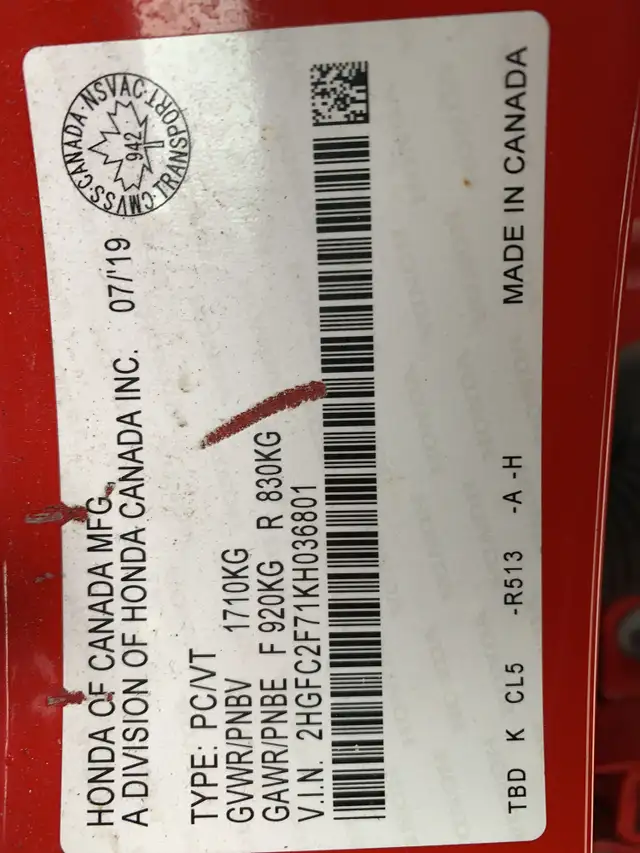 2019 Honda Civic - Photo 16