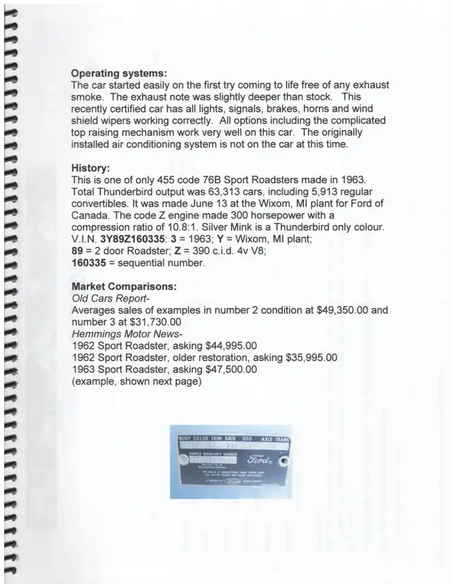 1963 Ford Thunderbird - Photo 19