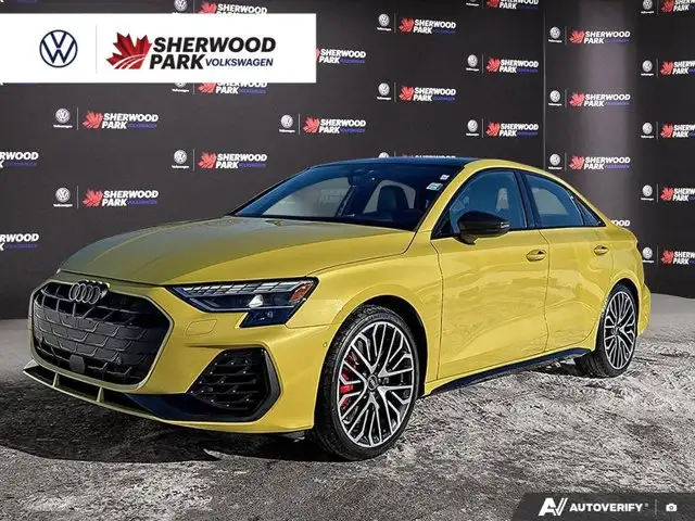 2025 Audi S3 Sedan Technik | HEATED SEATS | SUNROOF | NAVI