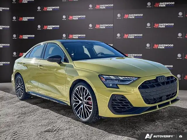 2025 Audi S3 Sedan Technik | HEATED SEATS | SUNROOF | NAVI - Photo 8
