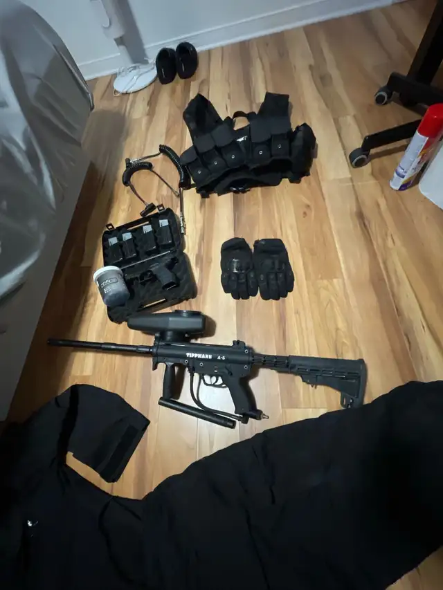 kit de Paintball en très bonne état tippmann a5 et Walter