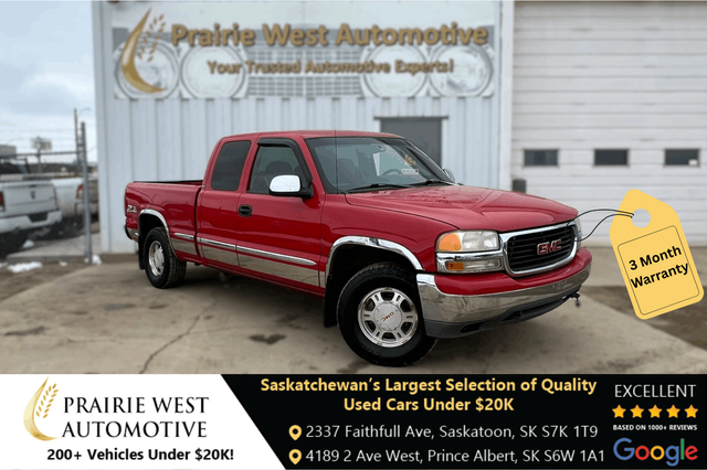 1999 GMC Sierra 1500 Extended Cab 5.3L V8