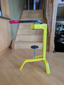 Bright Yellow Portuguese Floor Wine Bottle Corker