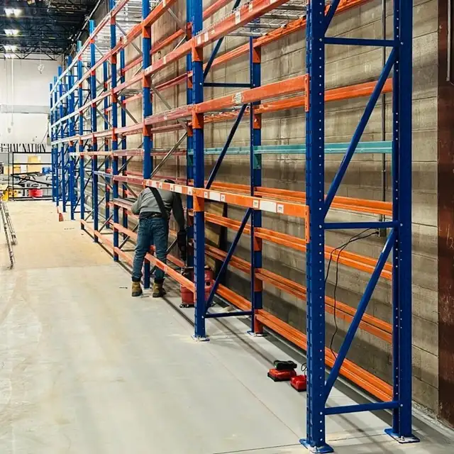 NEW and USED 24 inch Deep Pallet Racking REDIRACK Storage Rack