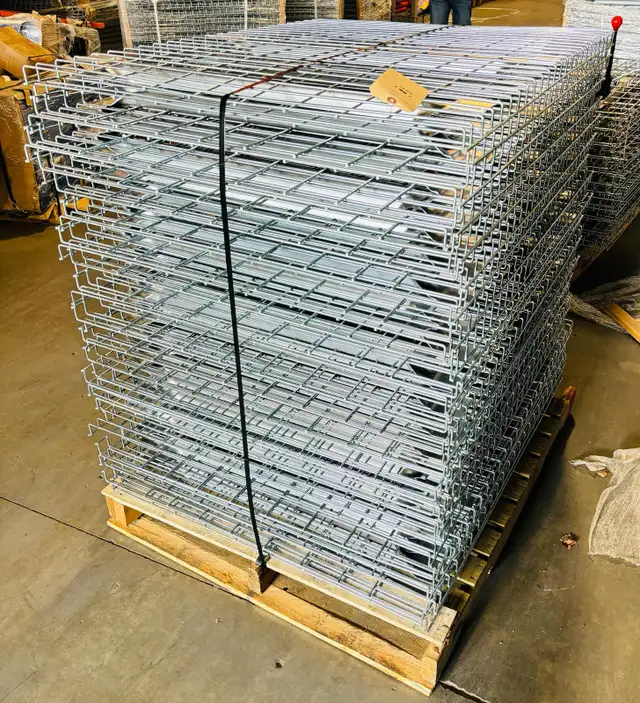 USED Wire Mesh Decking Deck 42' and 36' Deep for Pallet Racking - Photo 4
