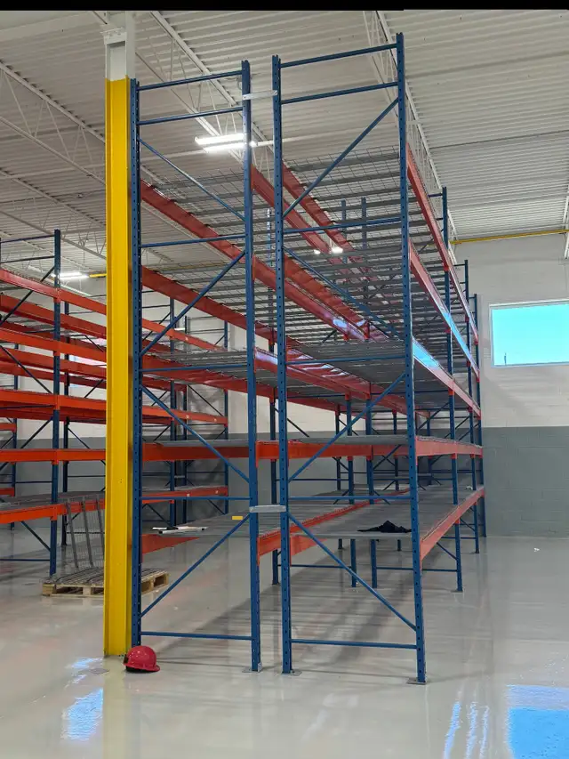 Huge selection of new and used pallet racking in stock  Redirack