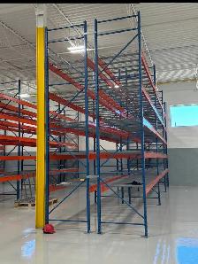 Huge selection of new and used pallet racking in stock  Redirack
